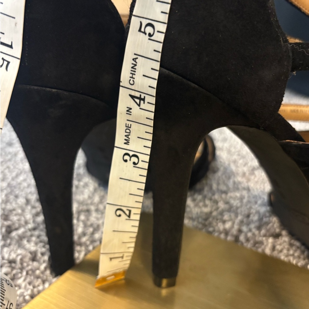 Coach Lavania black suede cage gladiator sandals - Picture 17 of 17